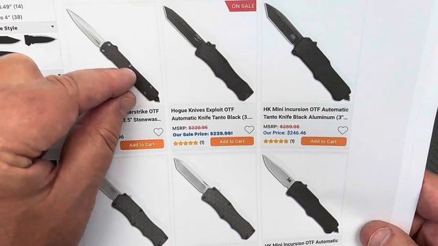 Hogue Counterstrike OTF Knife