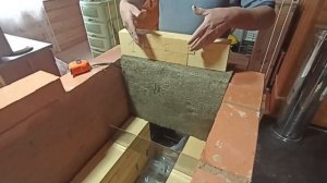 Печь Любовь №1 перекрытие шамота над топочной камерой
