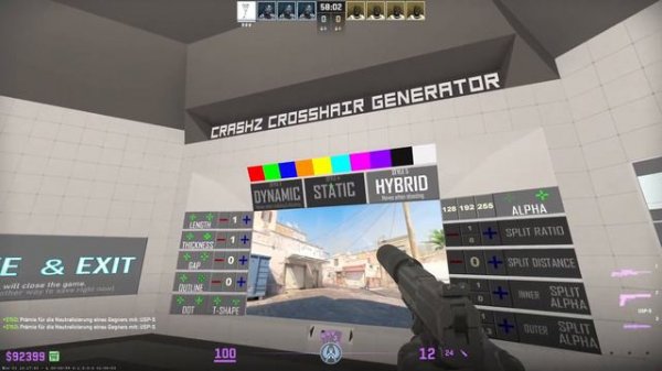 crashz' Crosshair & Viewmodel Generator - CS2