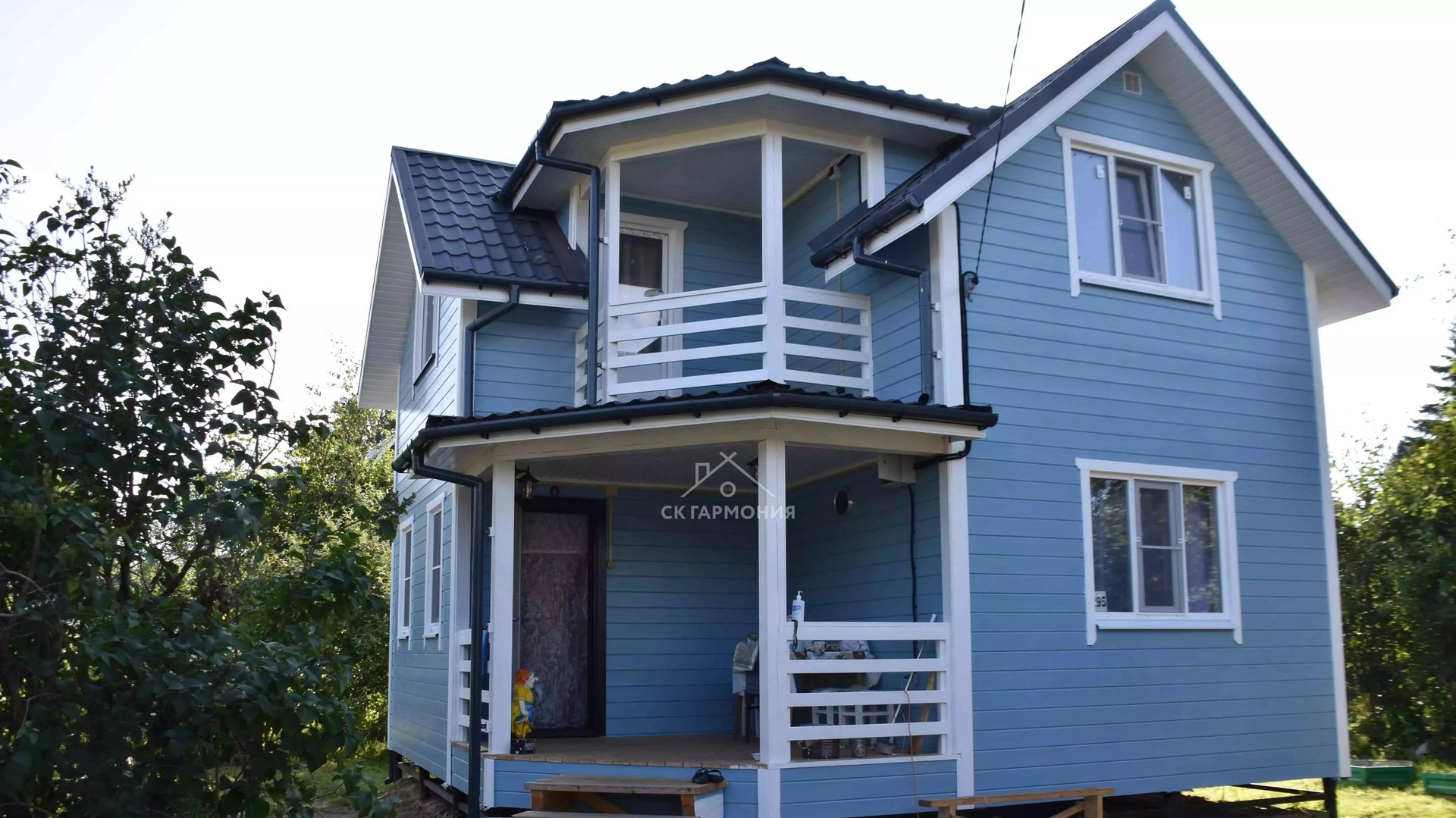 Видеоотзыв о строительстве каркасного дома 7х7м. по проекту "Подольск". смотреть онлайн