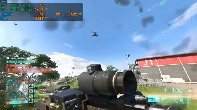 Battlefield 2042 Test | RTX 3060 + Ryzen 5800H Undervolted | Laptop Benchmark | High Settings | смотреть онлайн