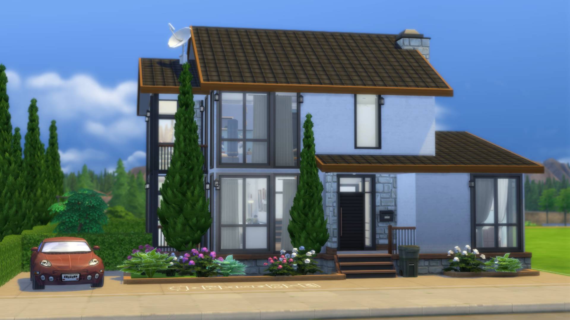 Роскошный семейный дом | The Sims 4 Строительство | Mulena Sims 4 смотреть онлайн