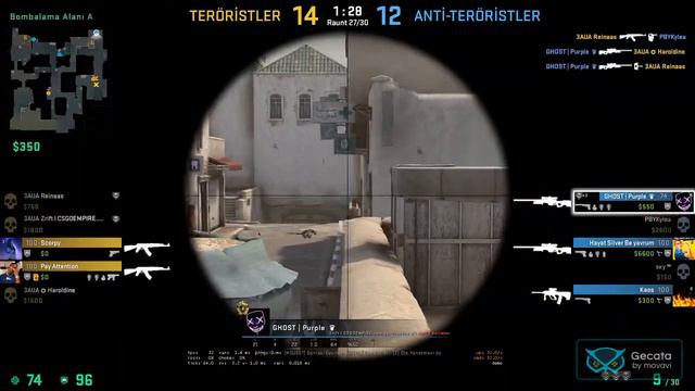 Cs Go De Dust2 - LA PURPLE смотреть онлайн