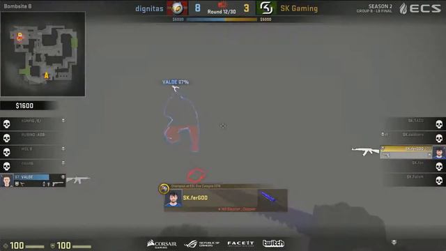 dignitas vs SK [Map 2 BO3] ECS Season 2 - Finals смотреть онлайн