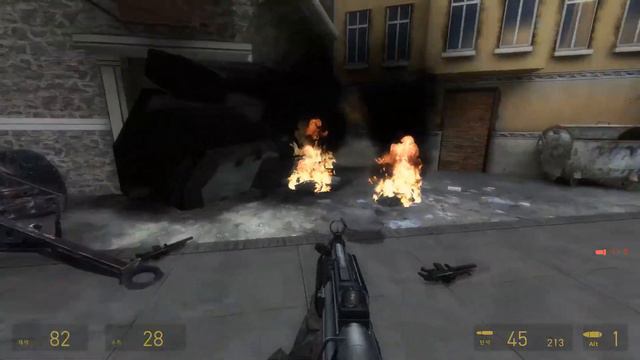 Half Life 2, Cinematic MOD 2013 (AMD GVR BETA) смотреть онлайн