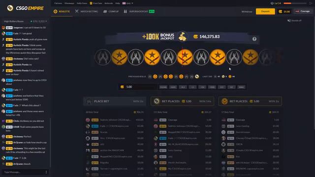 He went from $5 TO KNIFE ON CSGOEMPIRE | Courage смотреть онлайн