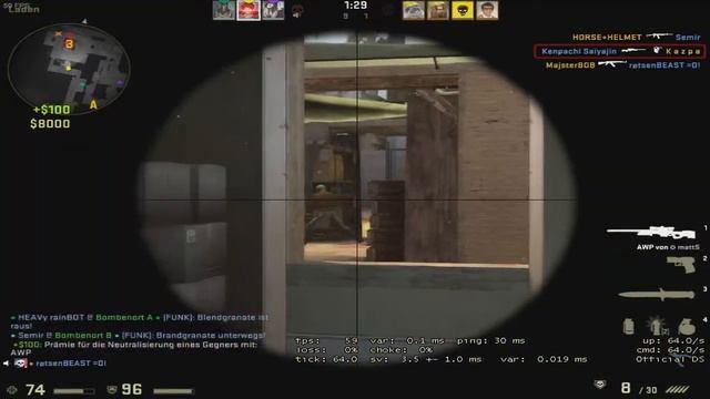 CS:GO SCREAM HIS BROTHER ↝ Kenpachi Saiyajin ↝ смотреть онлайн
