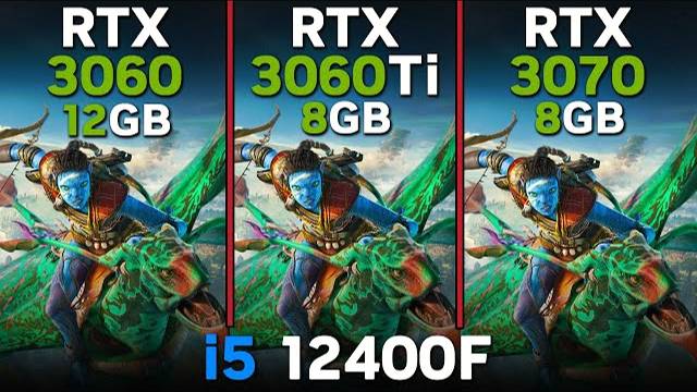 ТЕСТ RTX3060 12GB VS RTX3060TI 8GB VS RTX3070 8GB
