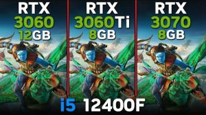 ТЕСТ RTX3060 12GB VS RTX3060TI 8GB VS RTX3070 8GB