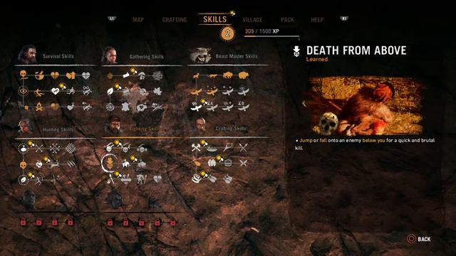 Far Cry Primal - Skills Unlocked: Tag Enemies via Jayma, Death From Above & Mammoth Rider Details смотреть онлайн