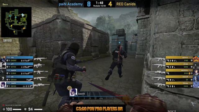 CSGO POV paiN AC cass1n (26/12) vs Red Canids (Ancient) @ CCT South America Series 7 смотреть онлайн