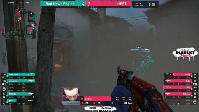(RU) Bad News Eagles vs HEET | map 2 | BetBoom Playlist. Urbanistic | by @BAC9CKOPOCTb & @97zoneR смотреть онлайн