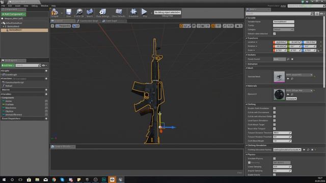 M4A1 Weapon Setup - #39 Creating A First Person Shooter (FPS) With Unreal Engine 4 смотреть онлайн