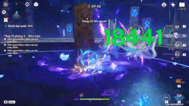 Ayato nở rộ 12.3 nửa trên Hyper-bloom Ayato 12.3 first half 綻放流 神里綾人 смотреть онлайн