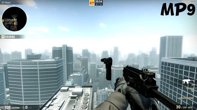 CS:GO All Weapons In Slow Motion [FULL HD, Everything on Very HIGH] смотреть онлайн