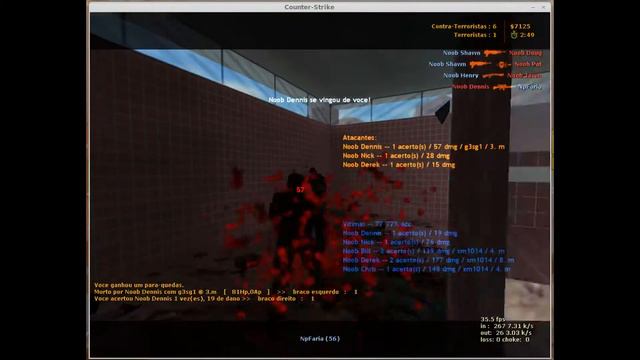 Counter Strike CS Gameplay no Linux смотреть онлайн