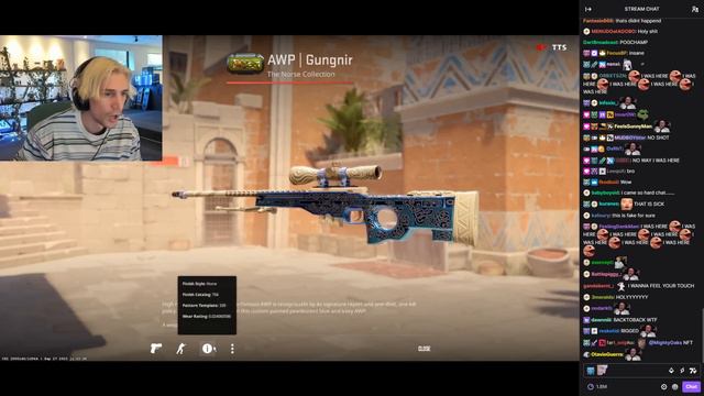 xQc Gets The First AWP "Gungir" in CSGO 2 History смотреть онлайн