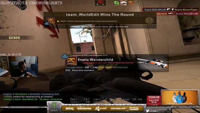 Olofmeister Faceit Pro League #2 - TaZ,dennismeister,znaijd3r,nkl ( 2015 08 12 ) смотреть онлайн