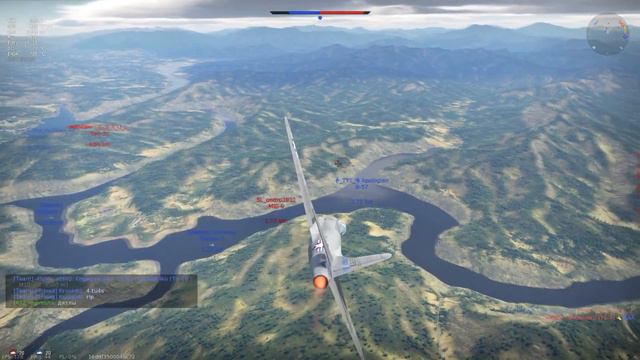 War Thunder || F-80C-10 - The True 8.0 BR Issues смотреть онлайн