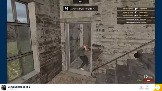 Playing Combat Reloaded 2 Mansion DM #2 смотреть онлайн