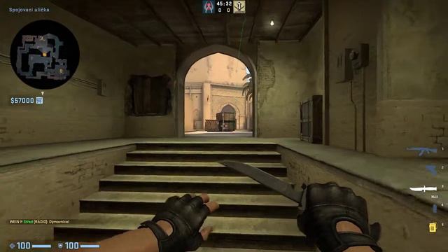 CS:GO MIRAGE CONNECTOR SMOKE FROM UNDERPASS смотреть онлайн