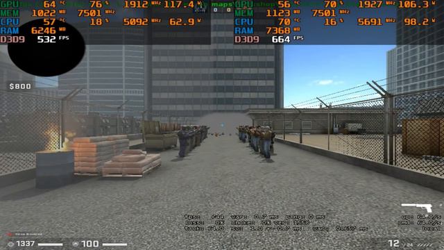 i5 13600K | OC VS STOCK | CSGO Benchmark | 800x600 Lowest settings | смотреть онлайн