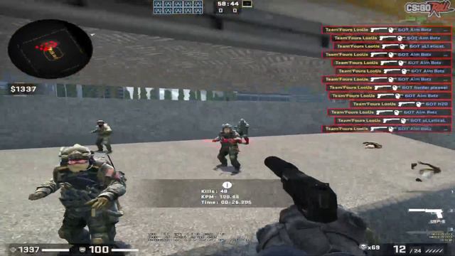 Стрельба LooUsa в CS GO смотреть онлайн