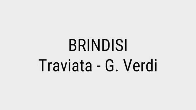 "Brindisi" - dalla Traviata di G. Verdi (Cover by Maria Grazia Ferretti) смотреть онлайн