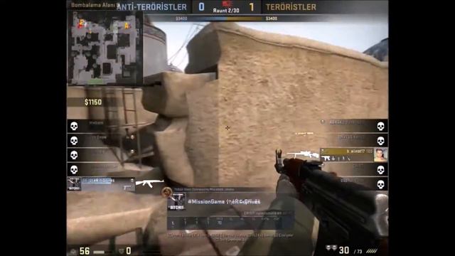 CS:GO, 0,06 Saniyede bomba imha etmek ! (0,06 seconds to defuse the bomb) смотреть онлайн