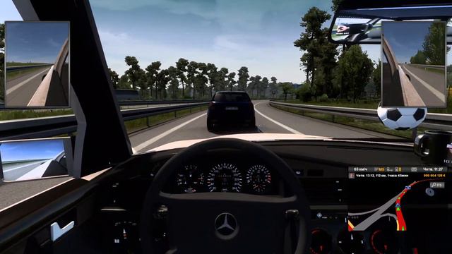 Mercedes-Benz W201 190E V2 1.40 — Euro Truck Simulator 2 смотреть онлайн