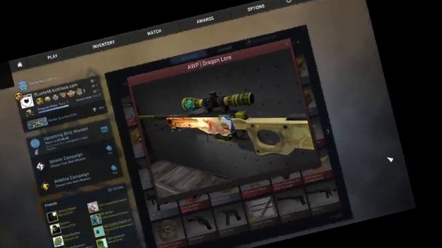 CS:GO Dragon Lore showcase! смотреть онлайн