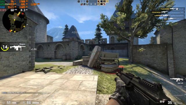 Counter Strike CS:GO - Ryzen 5 4600g Vega 7/ Games - Sem Placa de Vídeo смотреть онлайн