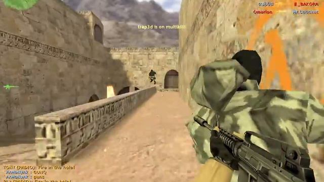 Counter Strike 1.6 Gameplay #1 Deathmatch online HD смотреть онлайн