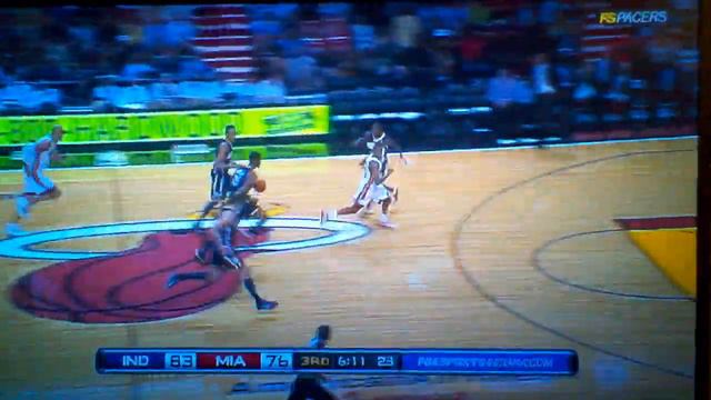Roy Hibbert fast break dunk смотреть онлайн