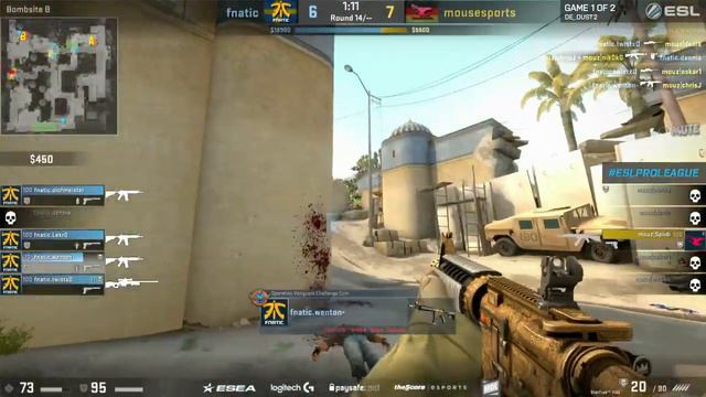 CS:GO - BEST OF ESL PRO LEAGUE S4 #1 - "3 kills, through a WALL?!" смотреть онлайн
