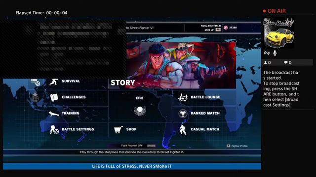 No street fighter, just writing riffs, смотреть онлайн