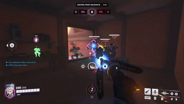 "Amy, are you a streamer?" - Overwatch 2 Unkillable Mercy Main Competitive Gameplay смотреть онлайн