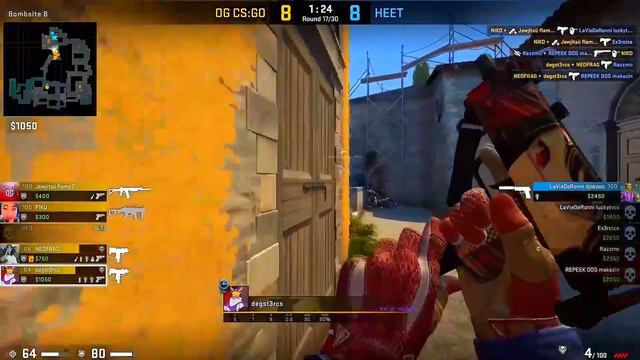 NIKO IS BACK!! - OG vs HEET - BLAST Paris Major 2023 - #csgo highlights смотреть онлайн