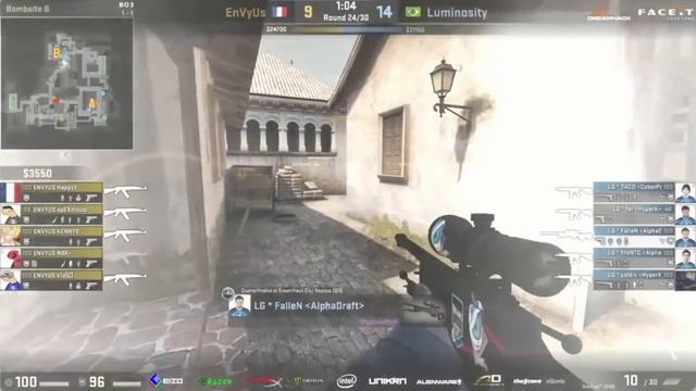 CS:GO TOP5 clutch moments +cfg смотреть онлайн