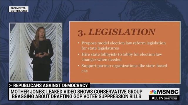 Leaked Video: Right-Wing Group Brags About Drafting GOP Anti-Voter Bills смотреть онлайн
