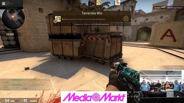 Мини-турнир в CS:GO с Пашей Бицепсом и участниками автограф-сессии смотреть онлайн