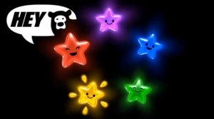 звёзды на черном фоне