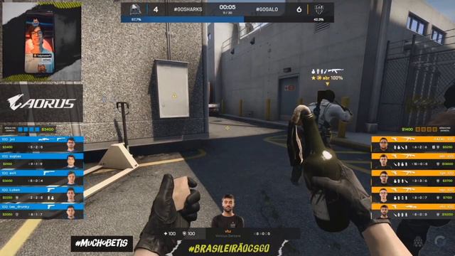 SHARKS VS E-GALO | 3 FECHA | NUKE | LIGA CLUTCH | CSGO смотреть онлайн