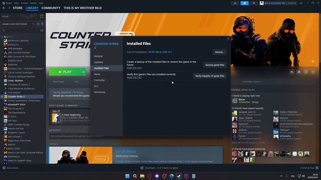 How to FIX CS2 - VERIFY Game Files #cs2 смотреть онлайн