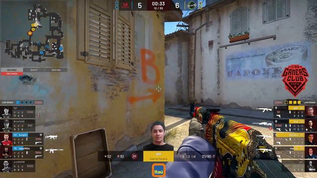 SWS VS REDRAGON - INFERNO (MAPA 1)(MD3)(PTBR) - GAMERS CLUB SÉRIE A DEZEMBRO - GRANDE FINAL смотреть онлайн