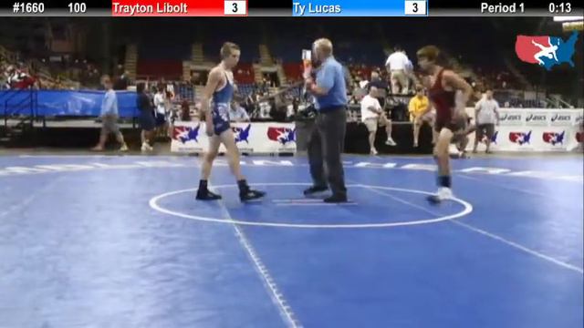 Fargo 2012 100 Round 6: Trayton Libolt (Oregon) vs. Ty Lucas (Florida) смотреть онлайн