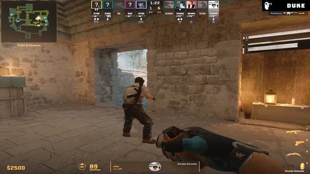 Niko ANCIENT POV - 29KILLS - 86% HS - 3 Triples- CS2 Niko POV! смотреть онлайн