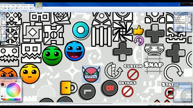 How to make custom icons in geometry dash смотреть онлайн