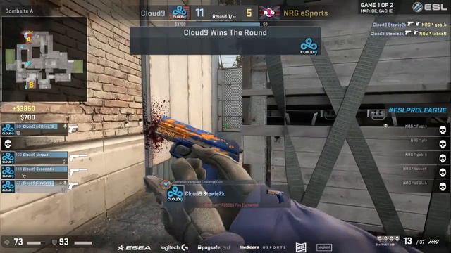 CS:GO - Stewie4k vs NRG (Stream Highlights, Crazy Frags) смотреть онлайн