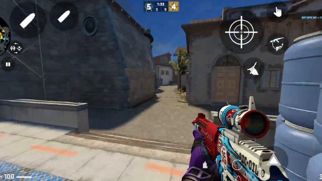 CSSO Mobile gameplay with skins/gloves смотреть онлайн